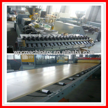 wpc sheet manufacturing machine